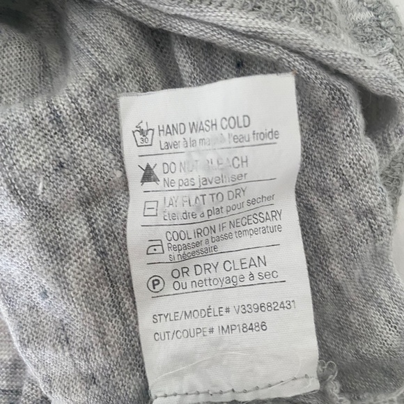 Grey Linen Vince Tank Top - XS - Picture 5 of 5